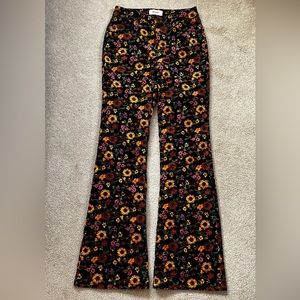 Wrangler Women’s Flare Floral Corduroy Jean